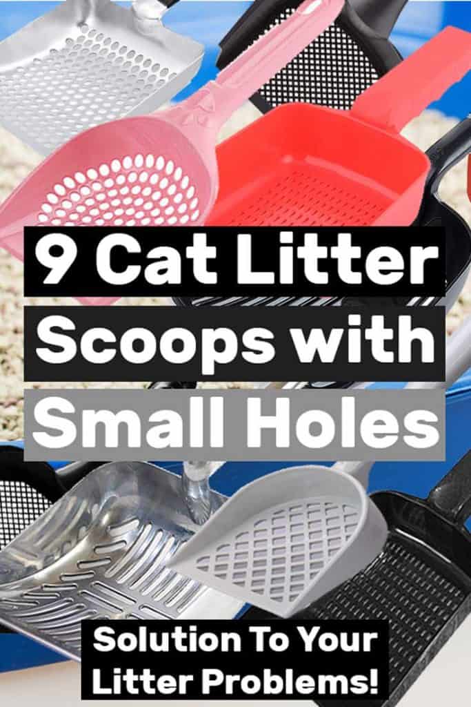 9 Cat Litter Scoops with Small Holes