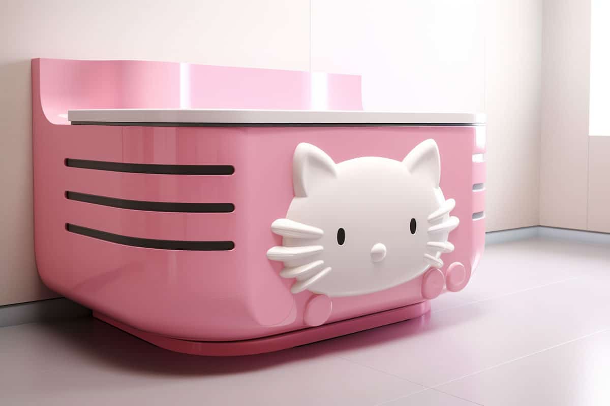 Hello Kitty litter box